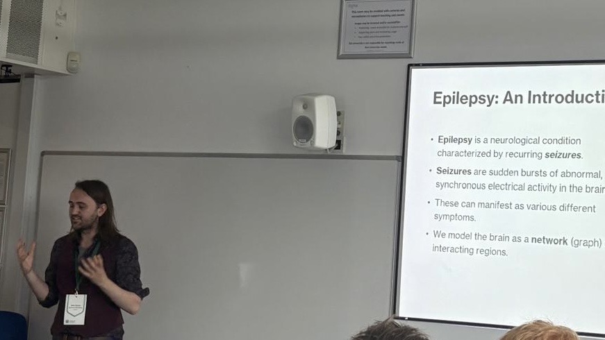 Peter Kissack presenting at BAMC 2025